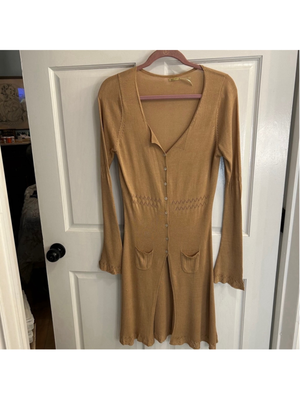 Women's Maxstudio Brown Sweater Dress Size M